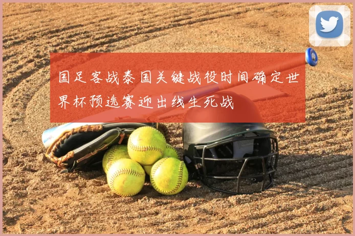 国足客战泰国关键战役时间确定世界杯预选赛迎出线生死战