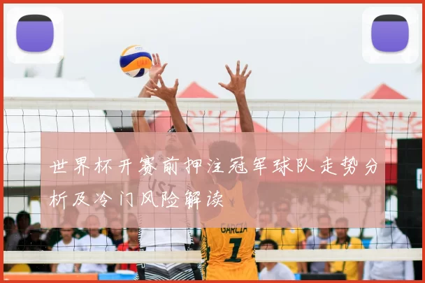 世界杯开赛前押注冠军球队走势分析及冷门风险解读